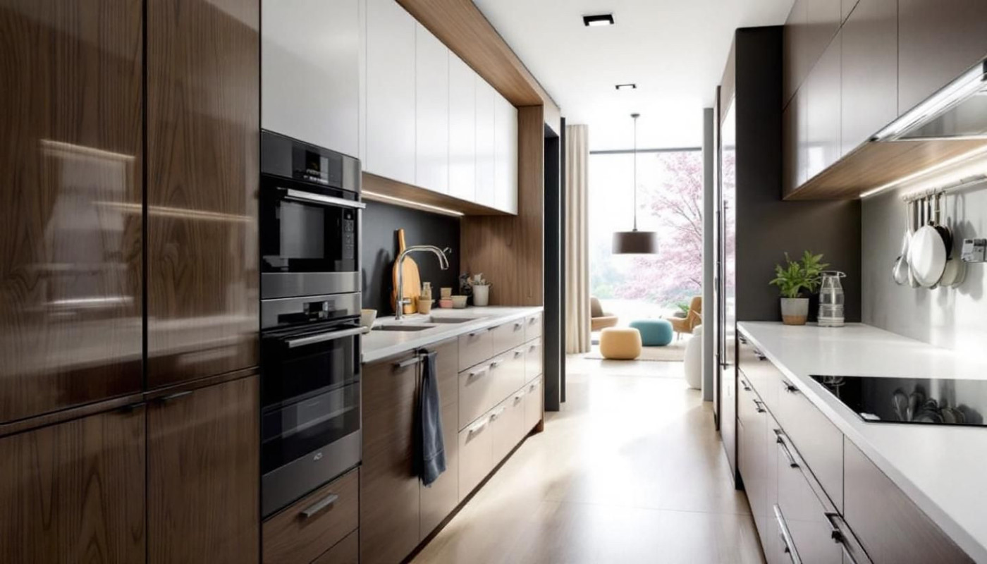 Maximiser l'espace dans une cuisine étroite : techniques et astuces